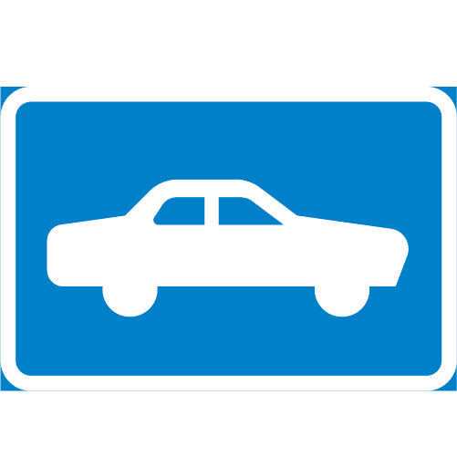 F31-6. Lämplig väg eller förbifart för visst fordonsslag eller trafikantgrupp