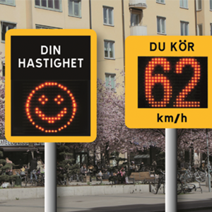 Köp hastighetsdisplay som visar hur fort du kör - för ökad trafiksäkerhet