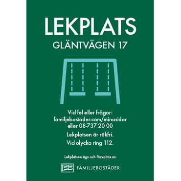 Lekplatsskyltar