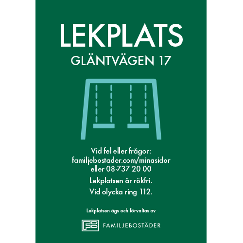 Lekplatsskyltar