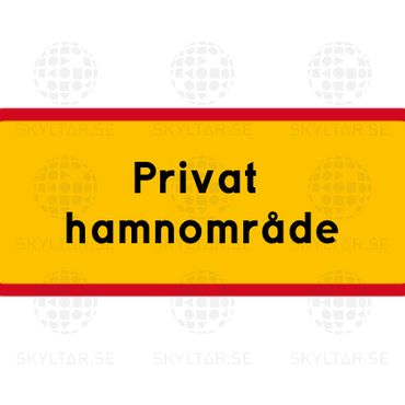 Gul tilläggstavla med egen text