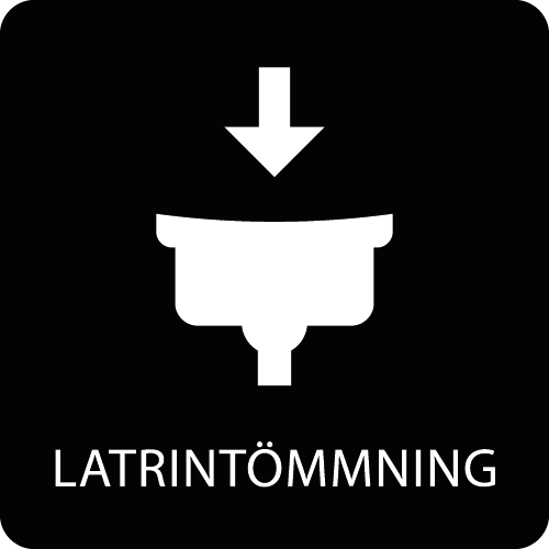 Latrintömmning