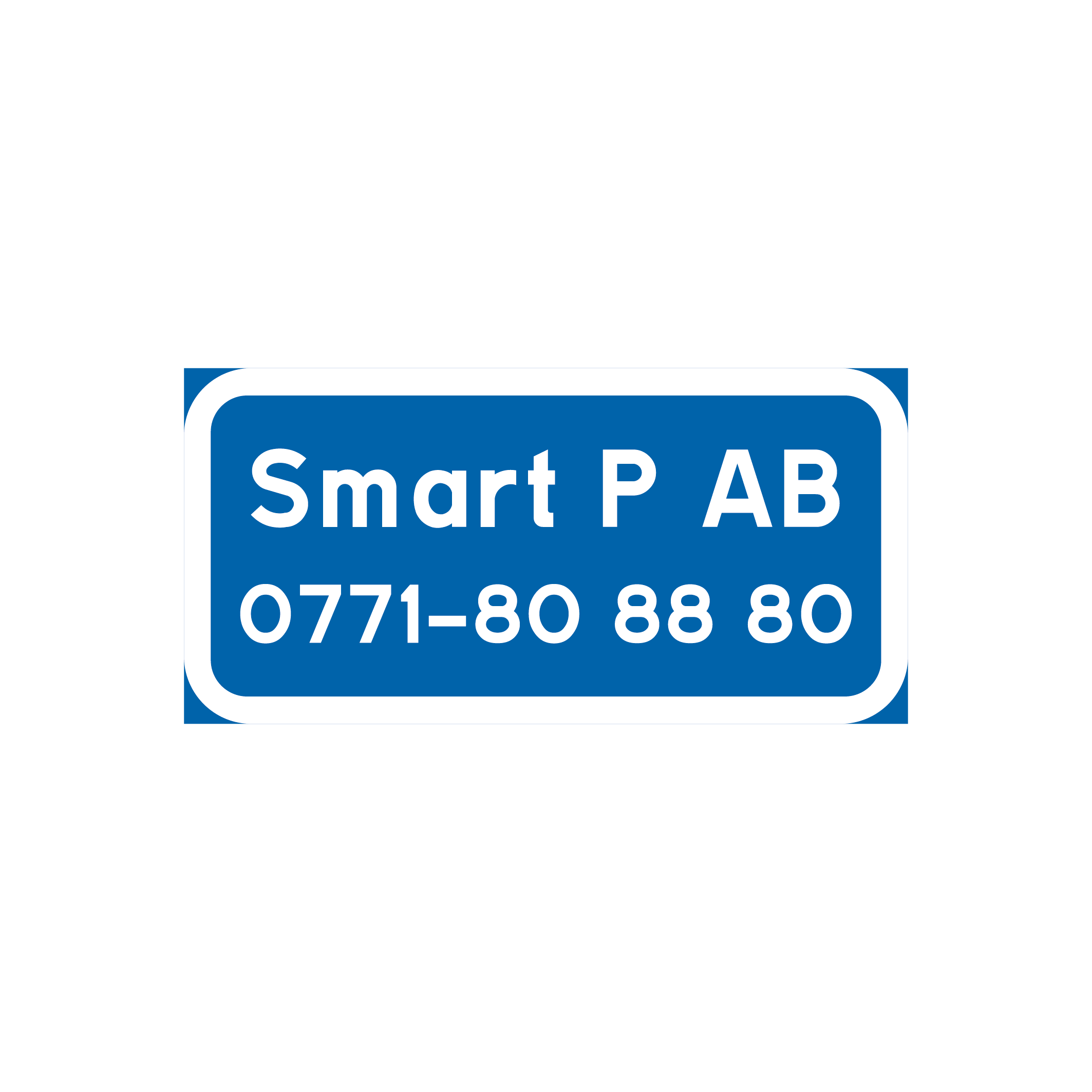 T22 Entreprenörstavla SmartPark