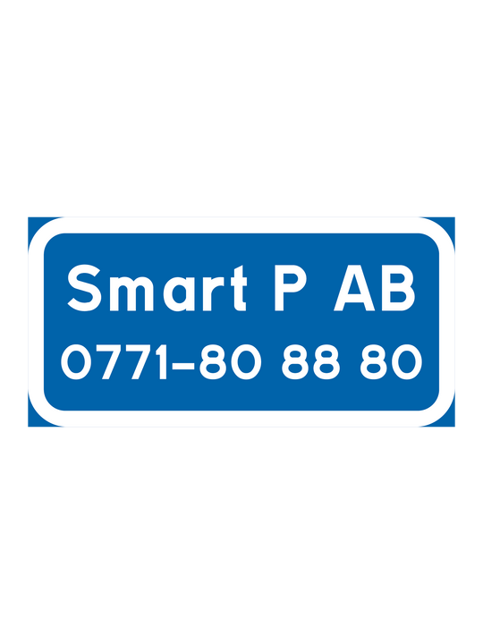 T22 Entreprenörstavla SmartPark