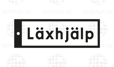 Gatunamnsskylt Enkelrad