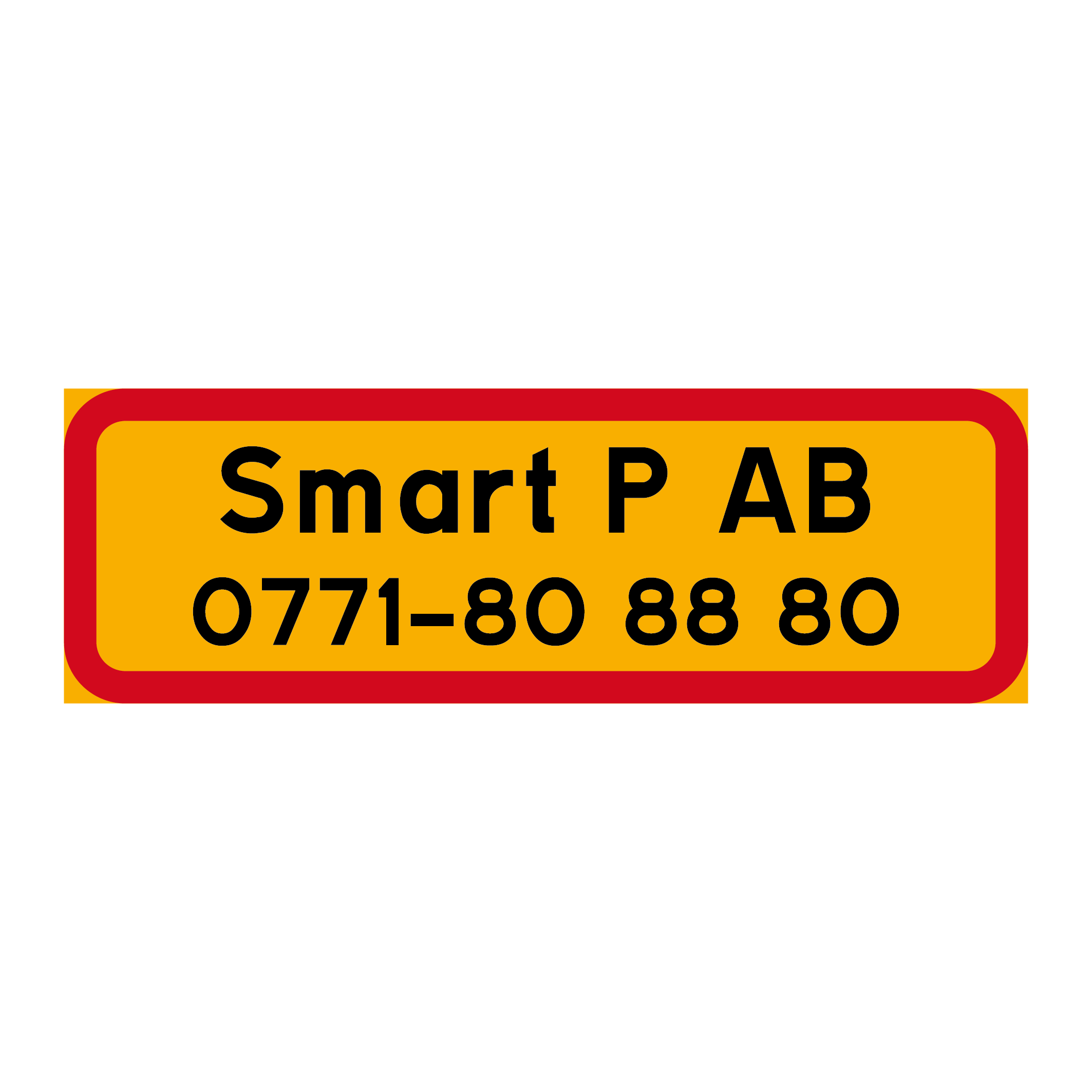 T22 Entreprenörstavla SmartPark