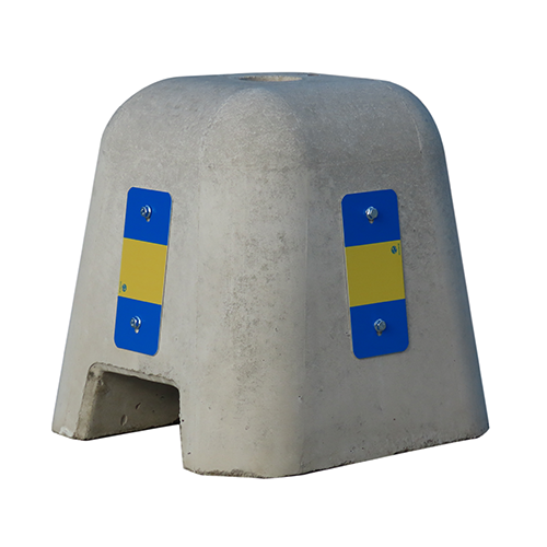 Betongfundament - Sergel 200 kg med reflexer