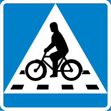 B8. Cykelöverfart