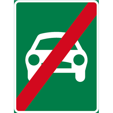 E4. Motortrafikled upphör