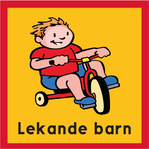 Lekande barn