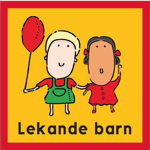 Lekande barn