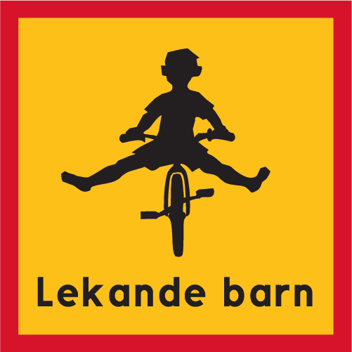 Lekande barn