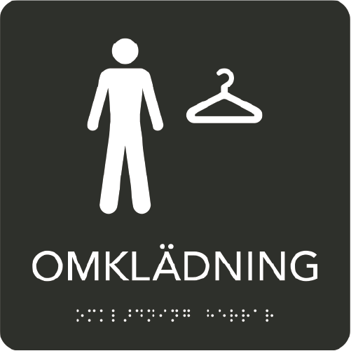 Taktil - Omklädningsrum Herr