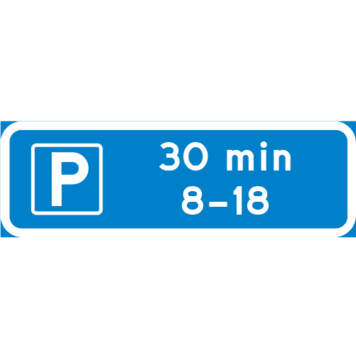 T7-1 Särskilda bestämmelser för stannande och parkering