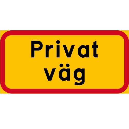 Privat väg