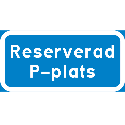 Reserverad P-plats