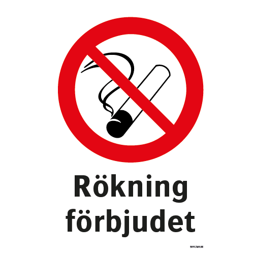 Rökning förbjudet