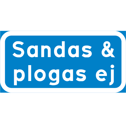 Sandas & plogas ej