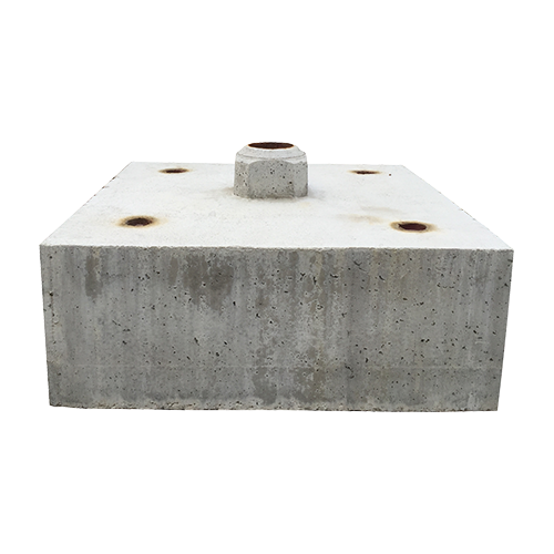 Ytfundament 1300x1300x500 mm